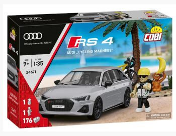COB24671 - AUDI RS4 - Folie Cycliste - 176 pièces