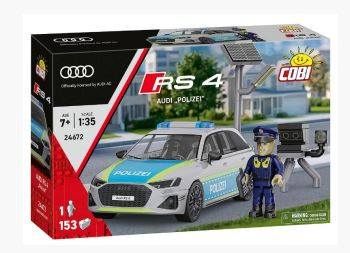 COB24672 - AUDI RS4 - Polizei - 153 pièces