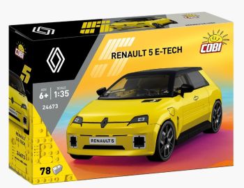 COB24673 - RENAULT 5 E-Tech jaune - 78 pièces