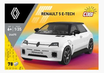 COB24675 - RENAULT 5 E-Tech blanche - 78 pièces