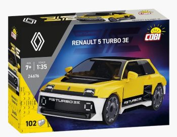COB24676 - RENAULT 5 Turbo 3E jaune - 102 pièces