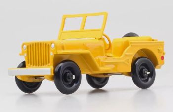 DIN24M - JEEP version civile jaune - Edition Atlas