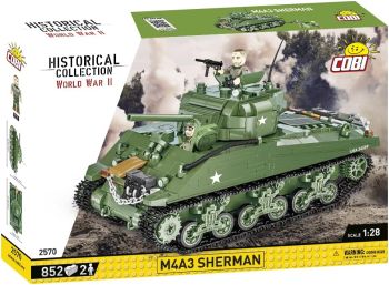 COB2570 - Char M4A3 SHERMAN - 852 Pièces