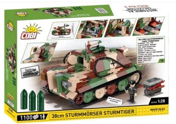 COB2585 - Canon 38cm  Sturmmorser Sturmtiger  - 1100 Pièces