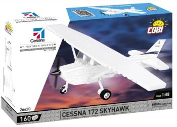 COB26620 - Avion CESSNA 172 Skyhawk blanc - 160 Pièces