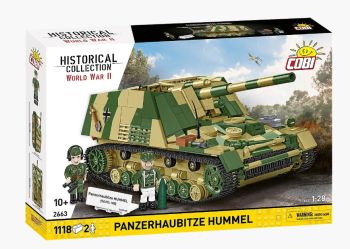 COB2663 - Char PANZERHAUBITZE Hummel - Sd.Kfz.165 - 1118 pièces