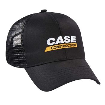 266586 - Casquette Noire CASE Construction dos en maille