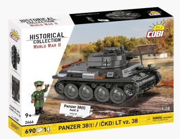 COB2666 - Char PANZER 38t / CKD LT vz.38 - 690 pièces