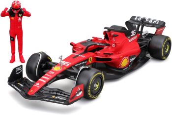 BUR26809L - FERRARI SF23 Racing F1 #16 avec figurine C.LECLERC