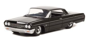 GREEN28090-B - CHEVROLET IMPALA Lowrider 1964 de la série BLACK BANDIT Collection sous blister