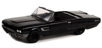 GREEN28110-B - FORD Thunderbird convertible 1965 noire de la série BLACK BANDIT sous blister