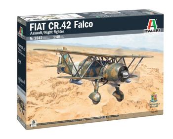 ITA2842 - Avion FIAT CR.42 Falco Chasseur d'assault de nuit à assembler et à peindre