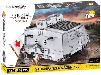 COB2989 - Char STURMPANZERWAGEN A7V – 840 Pièces