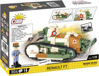 COB2991 - Char Leger RENAULT FT - 304 Pièces