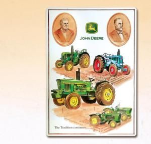 KOV772 - Plaque Tôlée JOHN DEERE-LANZ