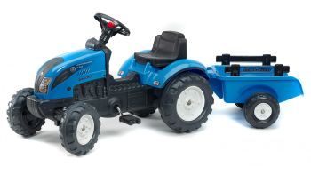 FAL2050C - Tracteur à pédales - LANDINI avec remorque 2/5ans