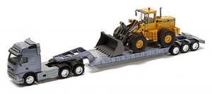 MOT013148 - Camion Porte-engins VOLVO FH12 avec Chargeur VOLVO L150C