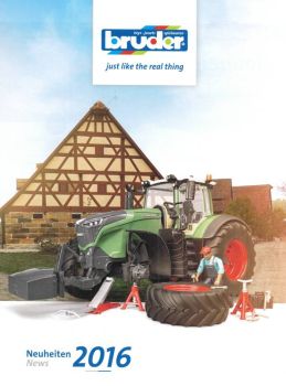 CATBRUDER2016/01 - Catalogue de Nouveautés BRUDER 2016 - 11 Pages