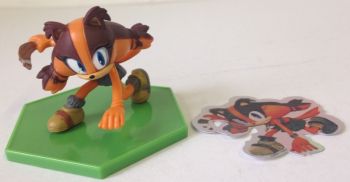 T8902C - Petite figurine de SONIC (avec stickers) - MARINE