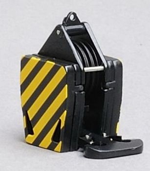 YCC207-1 - Crochet 93 Tonnes 3 Poulies Noir et jaune