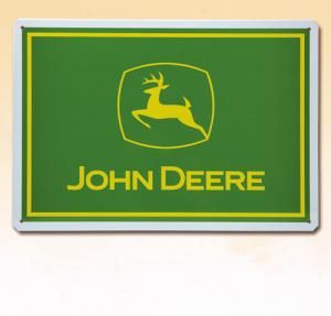 KOV794 - Plaque Tôlée JOHN DEERE