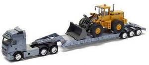 ARCHIVE145 - Camion Porte-engins VOLVO FH12 avec Chargeur VOLVO L150C