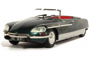 METAL18002B - CITROEN DS21 CHAPRON PALM BEACH "Vert Foret" (1968) Edition limitée : 1500 pièces