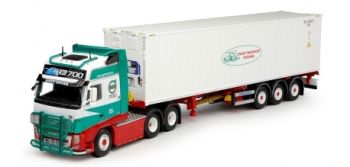 TEK64409 - VOLVO FH03 XXL 6x4 avec porte container 3 Essieux et container frigorifique 40Pieds KNUT ENGER