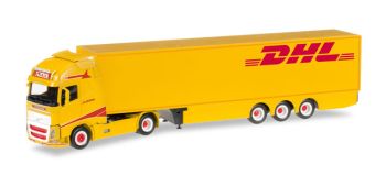 HER305402 - VOLVO FH16 GL XL 4x2 avec remorque 3 Essieux "DHL" Ech:1/87