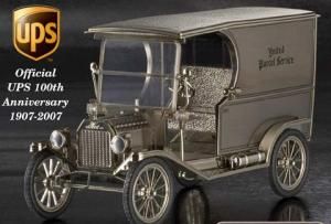 NOR58006 - FORD T UPS " Old n°1 " 1907-2007 Ech:1/18
