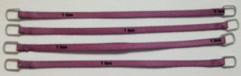 YCC331-3 - Lot de 4 sangles de levage 1 Tonne de 8cm Violette