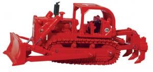 FIGE800307 - Bulldozer INTERNATIONAL TD-25 "Pompier" avec Lame et Ripper