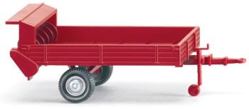 WIK088702 - Épandeur 1 Essieu "Rouge" Ech:1/87