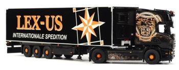 WSI01-1537 - SCANIA R Streamline Topline 4x2 Avec remorque 3 Essieux THERMOKING "LEX-US"