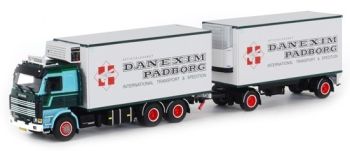 WSI07-1013 - SCANIA R 143 Porteur 3 Essieux avec remorque 2 Essieux "DANEXIL PADBORG"