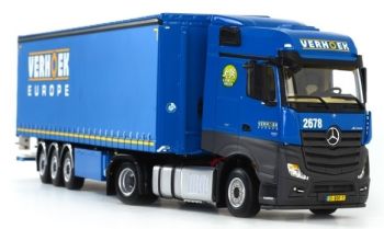 WSI01-1428 - MERCEDES Actros Big Space 4x2 Avec remorque bachée 3 Essieux "VERHOEK"