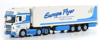 WSI02-1449 - SCANIA R Topline 3 Essieux avec remorque frigorifique EUROPE FLYER