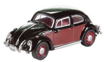 SCH25958 - VOLKSWAGEN Coccinelle "Noir et Bordeaux" Ech:1/87