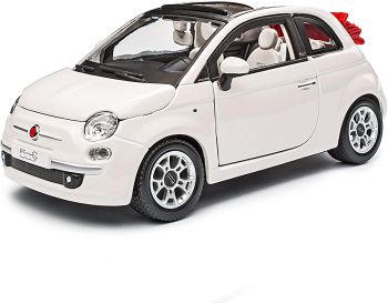 BUR22117WI - FIAT 500 C Cabriolet 2010 Blanc