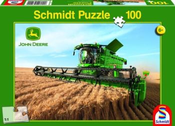 PUZ56144 - Puzzle 100 Piéces Moissonneuse JOHN DEERE S670 36,1x24,3cm