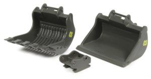 GF27SETG - Godet squelette et godet de curage EUROSTEEL "Gris"