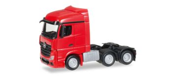 HER305174-002 - MERCEDES ACTROS 3 essieux "Rouge" Ech:1/87