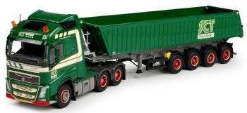 TEK68488 - VOLVO FH04 Globetrotter 6x4 avec benne 4 Essieux SCT TRANSPORT