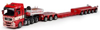 ARCHIVE261 - MAN TGX XXL 8x4 Avec remorque Goldhofer XLE surbaissée 3 et 5 Essieux "COLONIA"