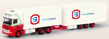 AWM7698.71 - SCANIA R Topline porteur avec remorque 3 Essieux frigorifique "TRANSTOLK" Ech:1/87