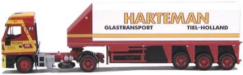 AWM5978.01 - IVECO eurostar 4x2 avec remorque 3 Essieux "HARTEMAN" Ech:1/87
