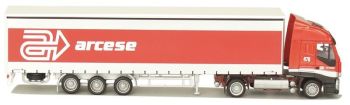 AWM7772.51 - IVECO Stralis 4x2 Avec remorque bachée 3 Essieux "ARCESE" Ech:1/87