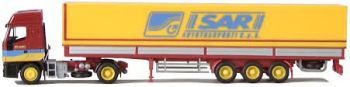 AWM54305 - IVECO Eurostar 4x2 Avec remorque bachée "S A R" Ech:1/87