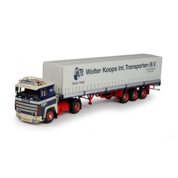TEK65508 - SCANIA 141 4x2 avec remorque 3 essieux "WOLTER KOOPS"