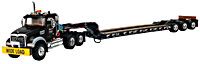 FIGE503110 - Camion Porte-engins MACK MP 3 Essieux avec sigle CASE